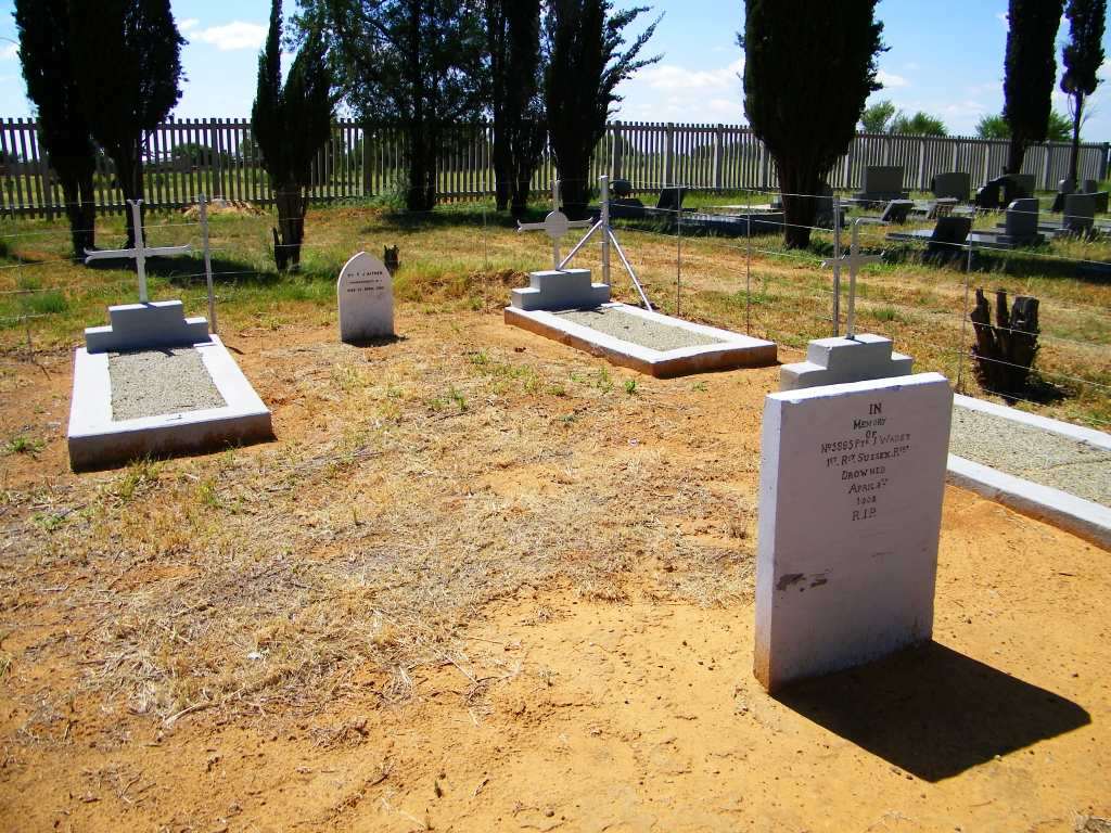 Hoopstad British Boer war graves